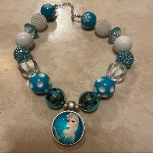 Custom Frozen Elsa Necklace (kids)